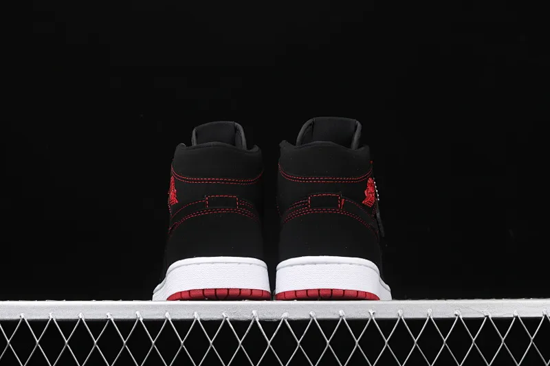 All categories Air Jordan Jordan series basketball shoes Air Jordan 1 Mid Air Jordan 1'07 Mid Fearless AJ1 Joe 1 Dark Night Red Suede Red CK5665-062